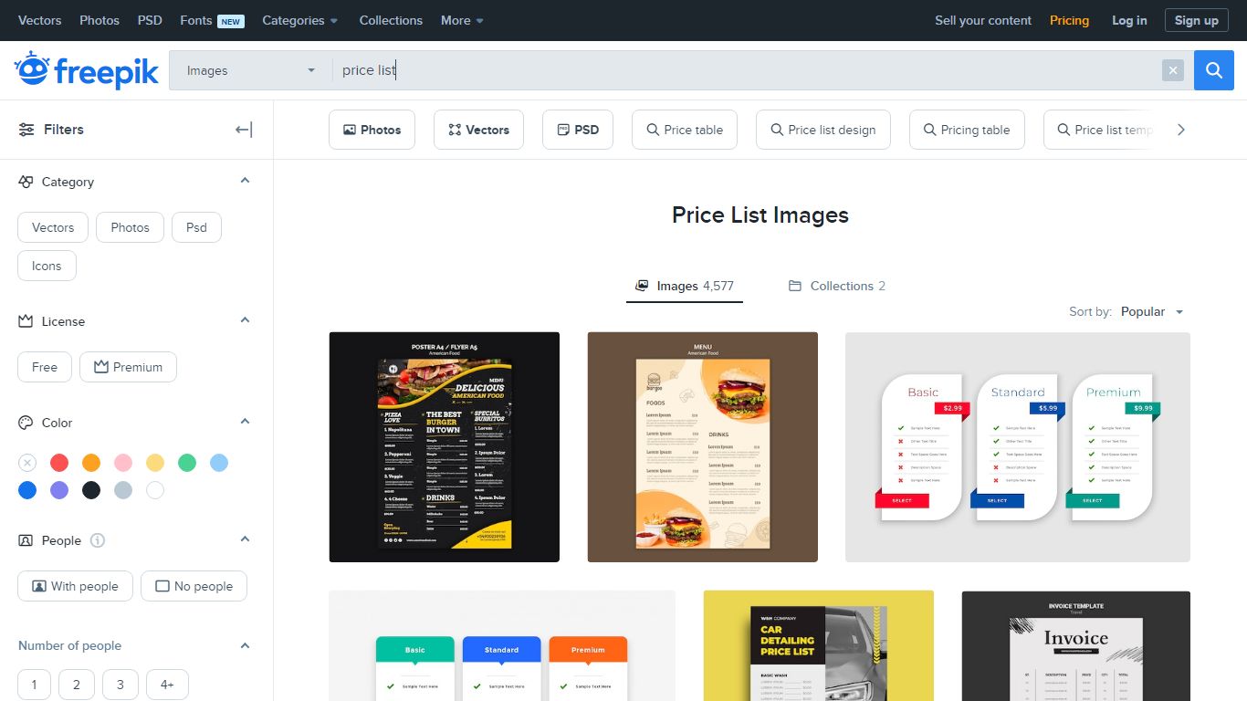 Price List Images | Free Vectors, Stock Photos & PSD